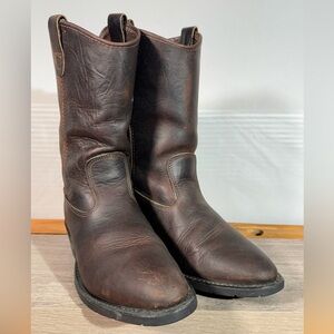 Double H Men's Vintage Western Work Boots Size 8 EEE Oil-Tanned Made In USA